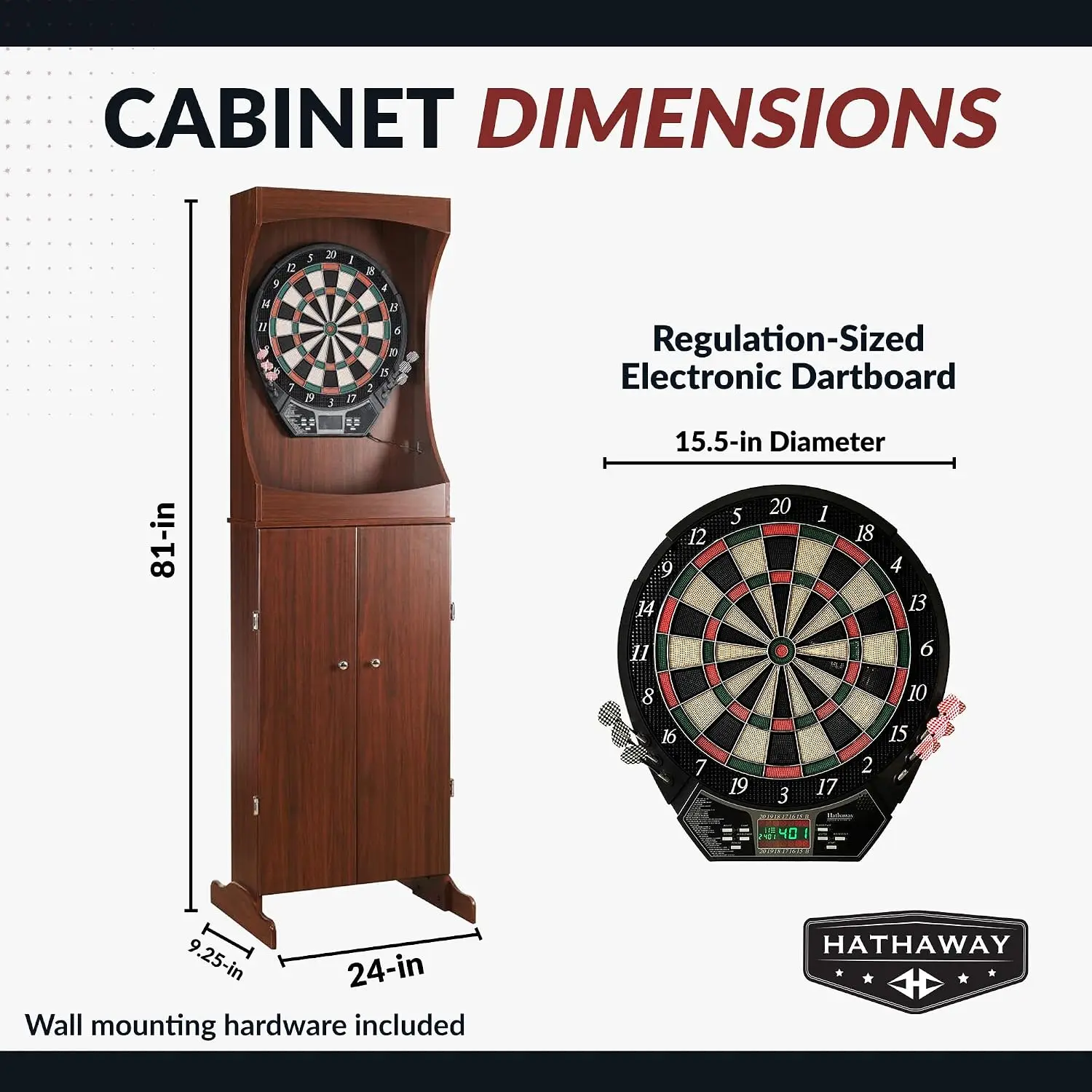 아웃로우 전자 다트보드 캐비닛 세트 - 81인치 전자  - Electronic Dartboard Cabinet 리뷰 및 가격