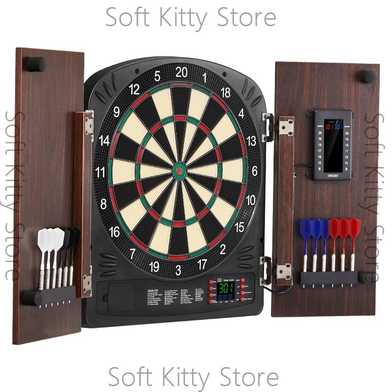 다트보드 및 캐비닛 세트, 숨김형 캐비닛, 전자식 점수 - Electronic Dartboard Cabinet 리뷰 및 가격