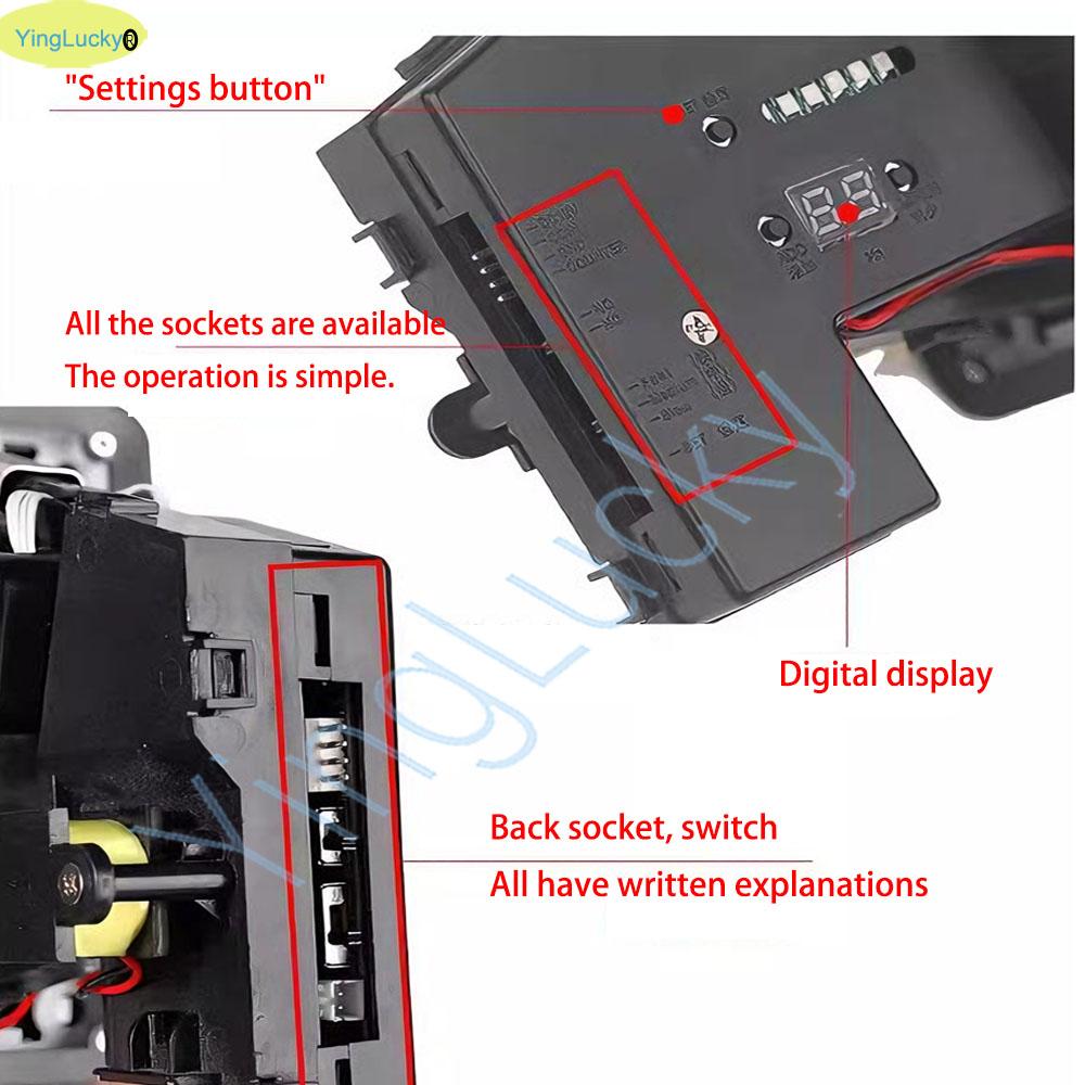 다채로운 LED 멀티 코인 수납기 코인 선택기 유로 페 - Arcade Vending Machines 리뷰 및 가격