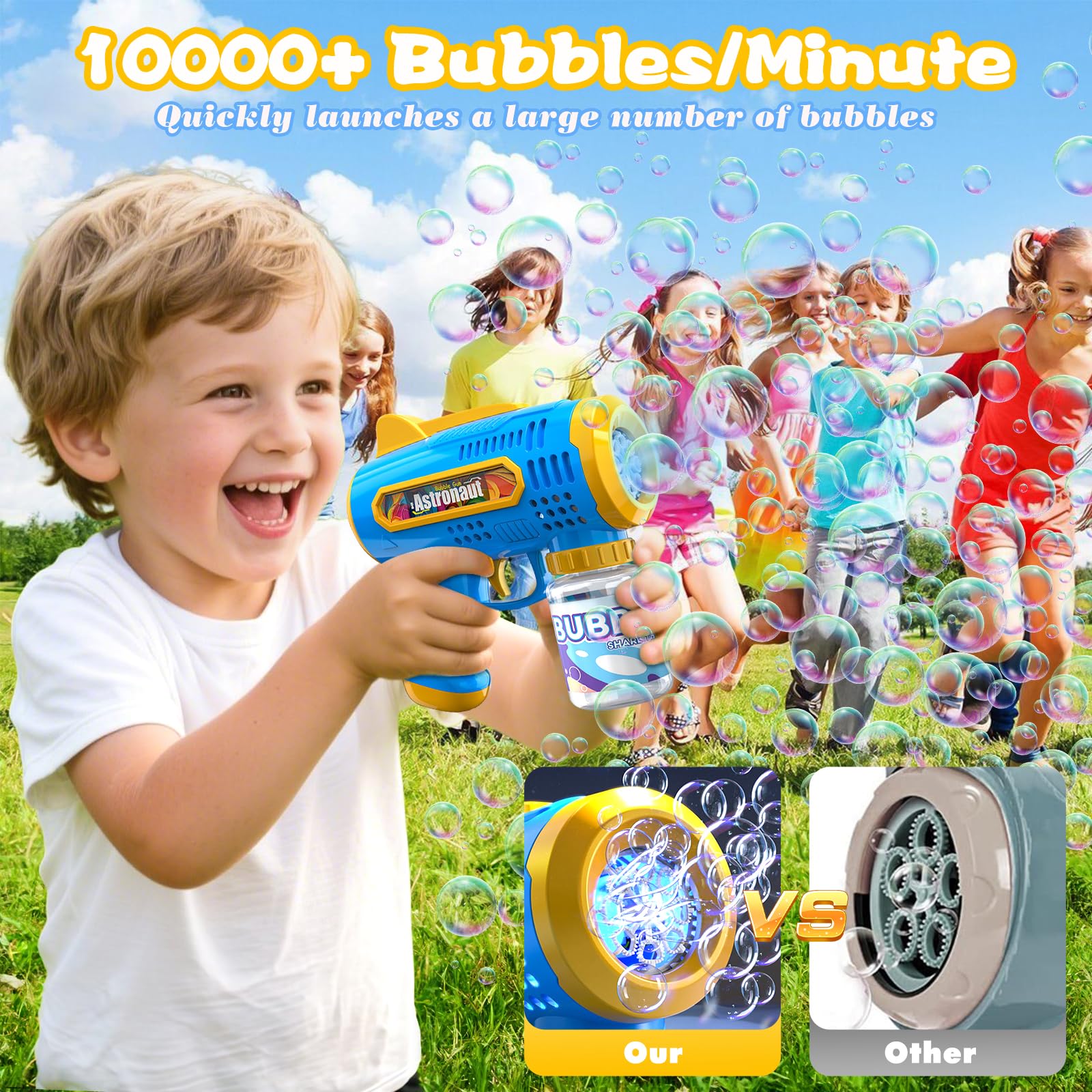 버블건, 자동 버블 머신 어린이용 무유출 버블 장난감  - Bubble Gum Machine 리뷰 및 가격