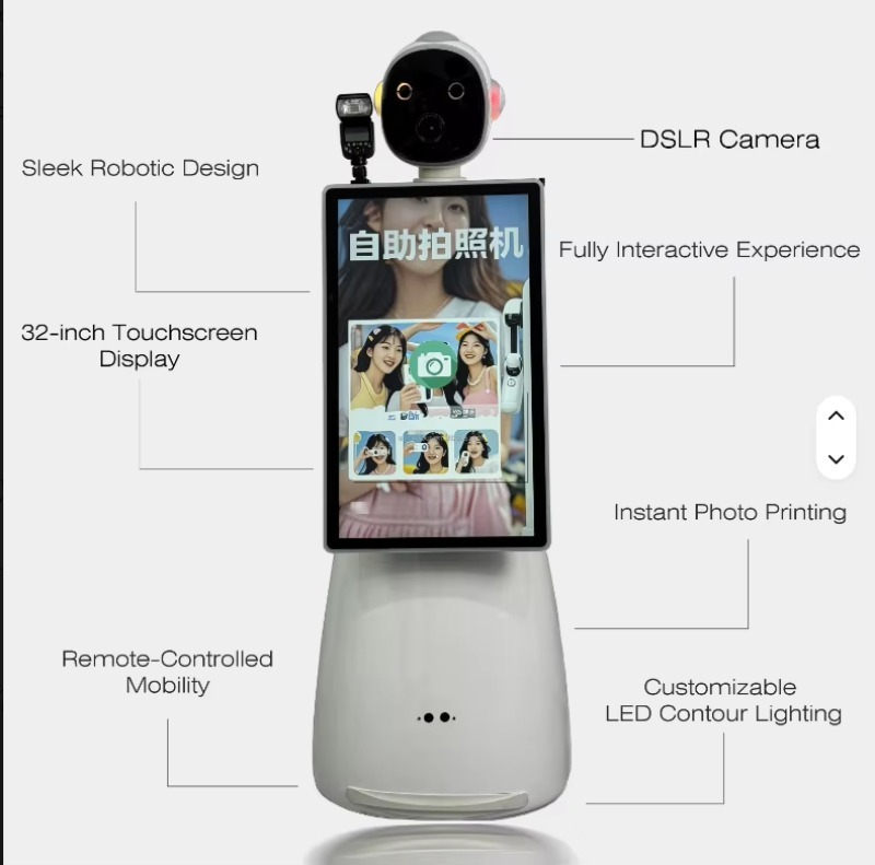 자동 사진 부스 머신, 상업 행사용 소셜 미디어 공유  - Photo Booth Machine 리뷰 및 가격