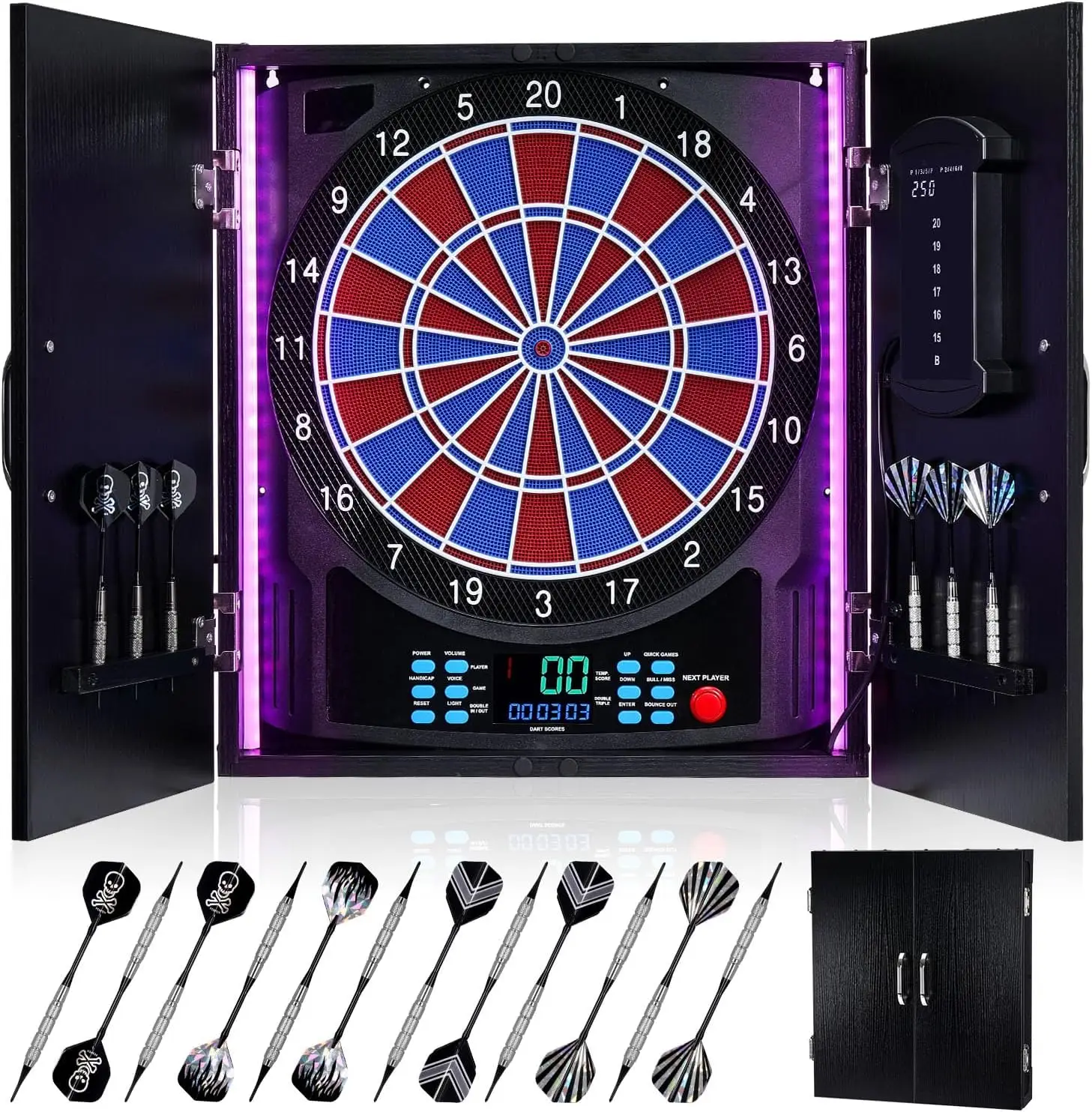전자 다트보드, 점수판이 있는 전동 다트보드 캐비닛 | - Electronic Dartboard Cabinet 리뷰 및 가격