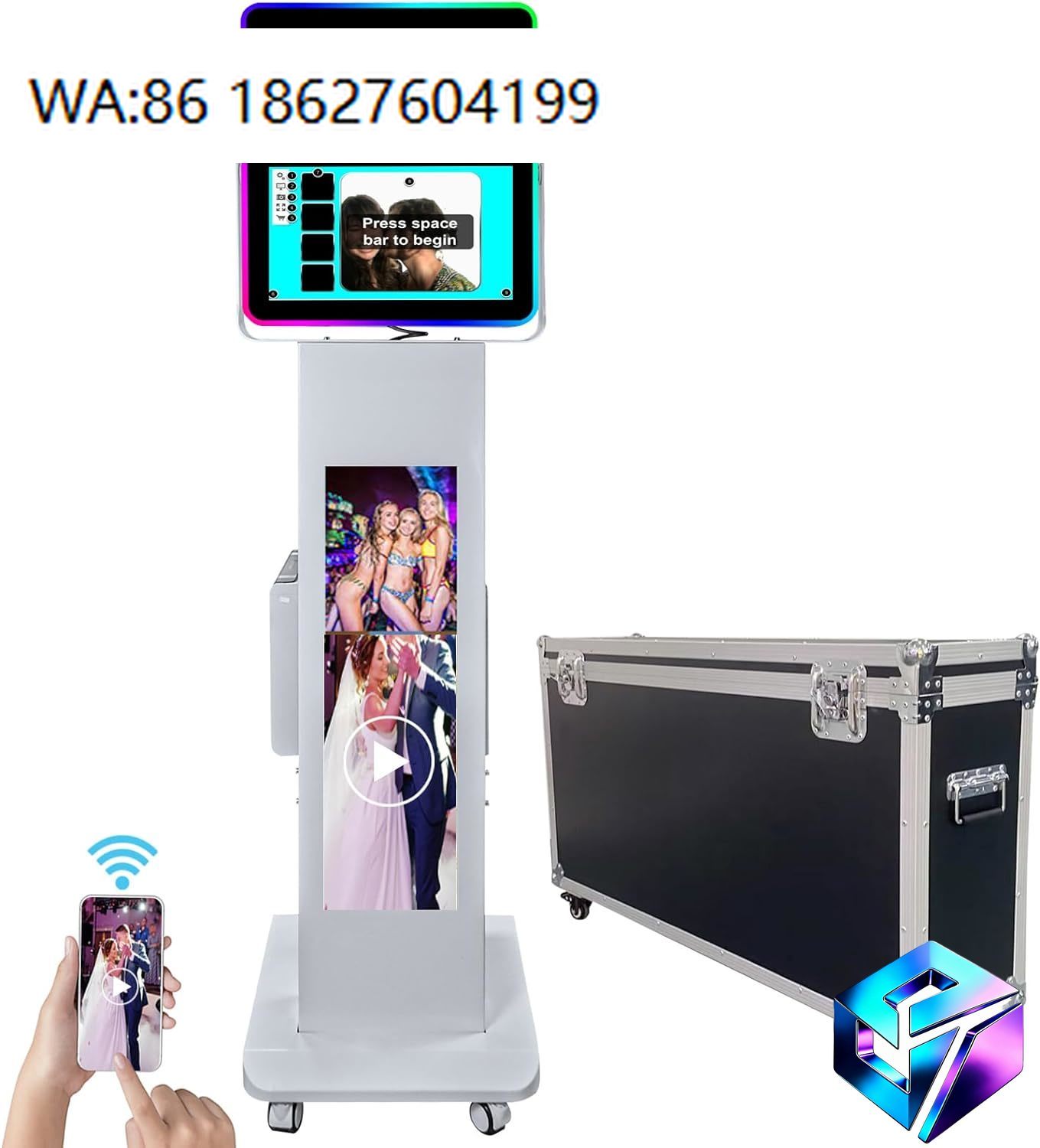 휴대용 LCD 스크린 DSLR 포토 부스 키오스크 금속 - Photo Booth Machine 리뷰 및 가격