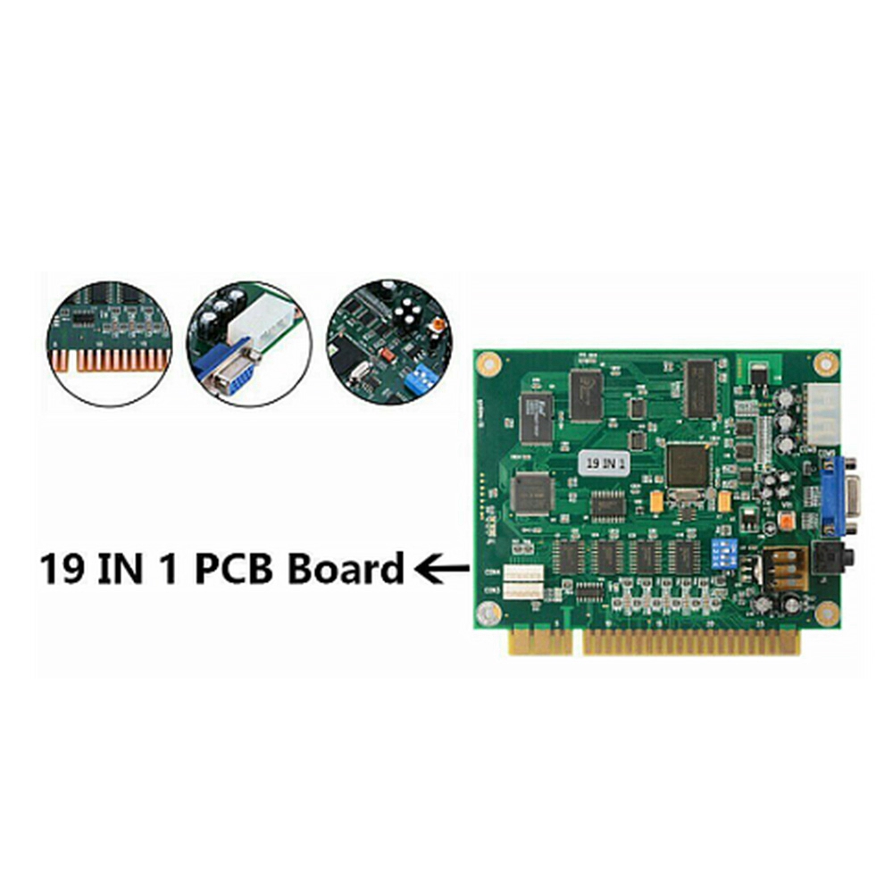B68A 19 in 1 멀티케이드 PCB 보드 아케이드 - Usb Game Board Jamma 리뷰 및 가격