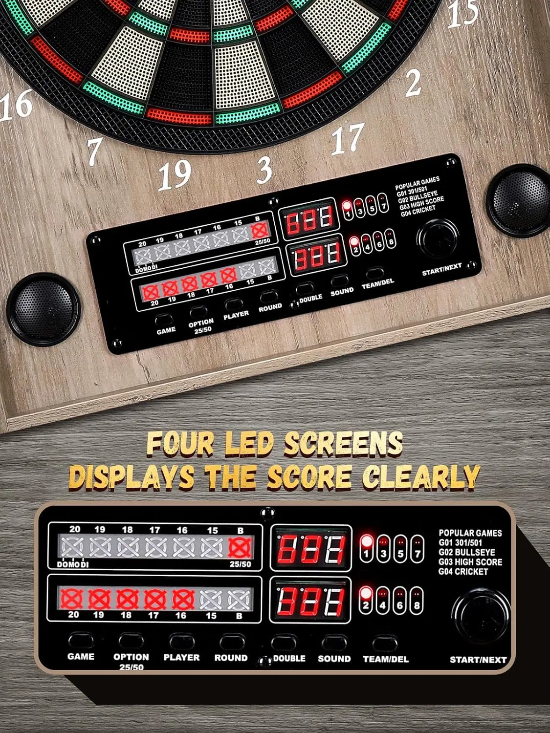 전자 다트보드, 성인용 장식용 다트보드 캐비닛 |    - Electronic Dartboard Cabinet 리뷰 및 가격